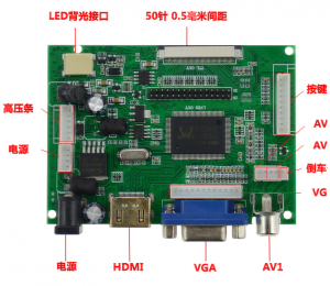 AD보드 AT080TN52 V.1 EJ080NA-05A 05B AV+VGA+HDMI