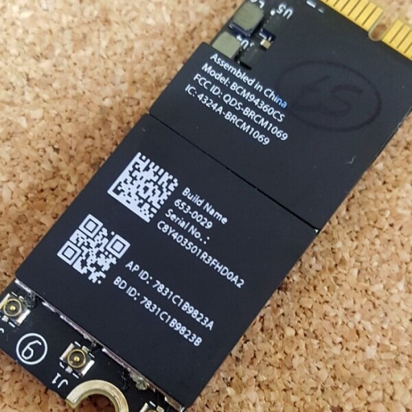 액정도매(LCD도매),무선랜 APPLE BCM94360CS 653-0029 A1502 A1398 WIFI+BluetoothCard 2012~2014