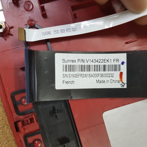 액정도매(LCD도매),키보드(C) Msi GE62 GP62 C case 터치패드 팜레스트 외산블랙신품 (한글스티커포함)